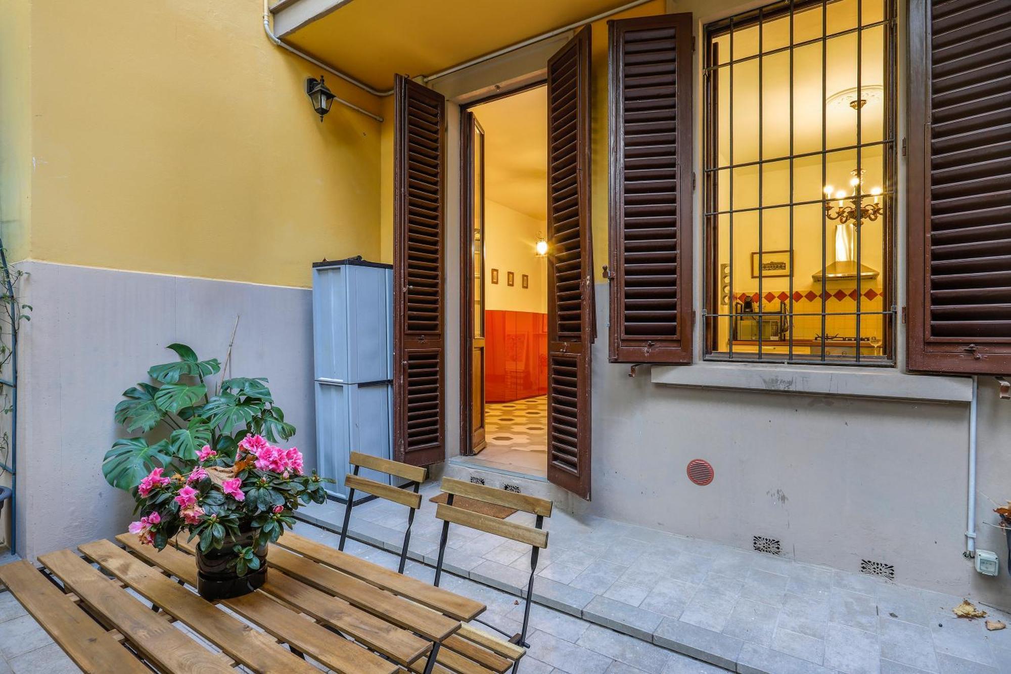 One-bedroom With Patio Appartement Florence